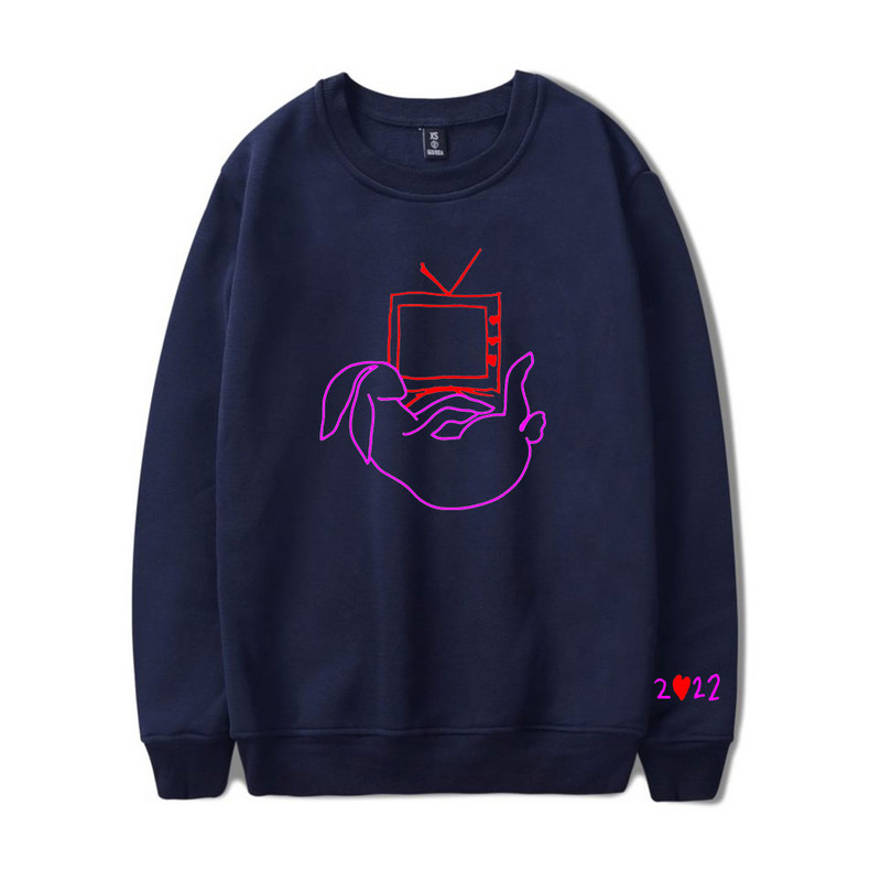 Love On Tour Bunny TV logotip Crewneck Merch Sweatshirt Muškarci Ženski pulover s printom Unisex Harajuku Ležerna majica