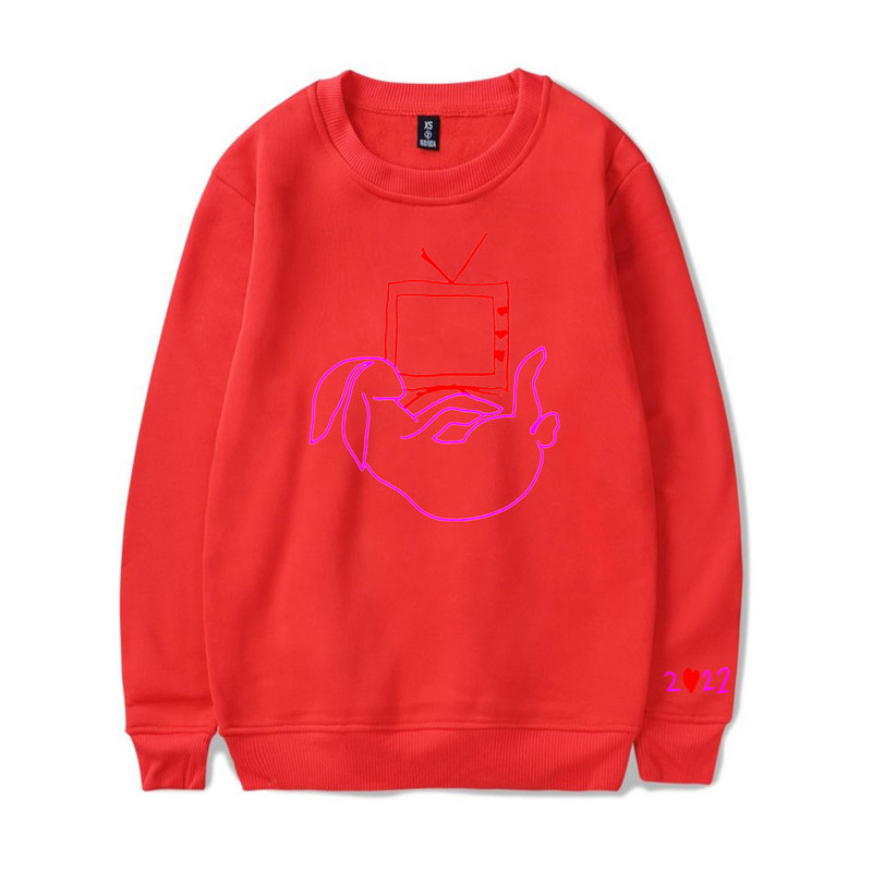 Love On Tour Bunny TV logotip Crewneck Merch Sweatshirt Muškarci Ženski pulover s printom Unisex Harajuku Ležerna majica