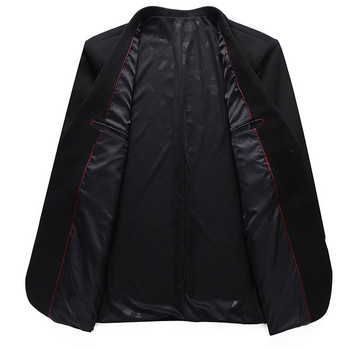 Ανοιξιάτικο φθινόπωρο Νέο Ανδρικό Plus μέγεθος 8XL Μαύρο casual κοστούμι Ανδρικό απλό κοστούμι 150kg Μεγάλο 7xl ανδρικό μπλέιζερ