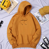 To Be Yourself Hoodies s printom Muška modna dizajnerska odjeća Udobne kvalitetne majice s kapuljačom Prozračna muška majica s kapuljačom od flisa