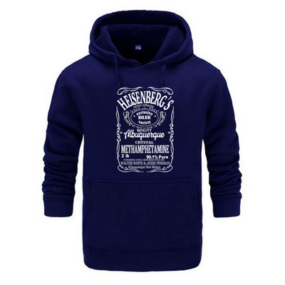 Heisenberg Fashion Meeste Pusad Meeste Pusad Harajuku Pusad Sügises tänavarõivad Hip Hop Must Hoodie Meeste Pusad