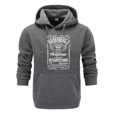 Heisenberg Fashion Meeste Pusad Meeste Pusad Harajuku Pusad Sügises tänavarõivad Hip Hop Must Hoodie Meeste Pusad