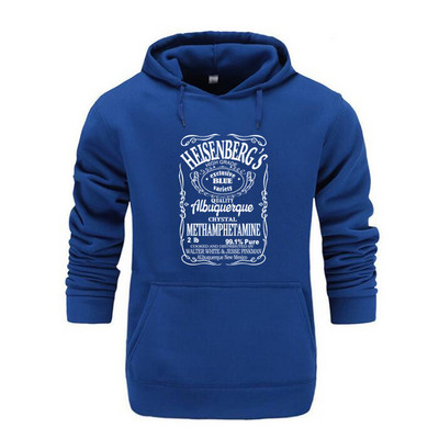 Heisenberg Fashion Meeste Pusad Meeste Pusad Harajuku Pusad Sügises tänavarõivad Hip Hop Must Hoodie Meeste Pusad