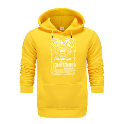 Heisenberg Fashion Meeste Pusad Meeste Pusad Harajuku Pusad Sügises tänavarõivad Hip Hop Must Hoodie Meeste Pusad