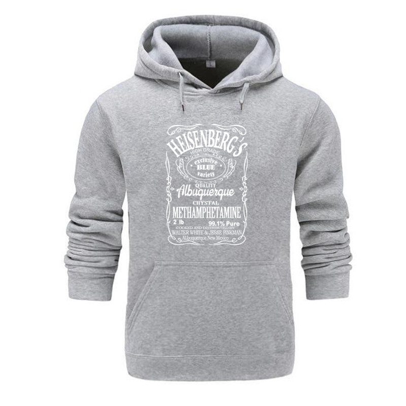 Heisenberg Fashion Meeste Pusad Meeste Pusad Harajuku Pusad Sügises tänavarõivad Hip Hop Must Hoodie Meeste Pusad