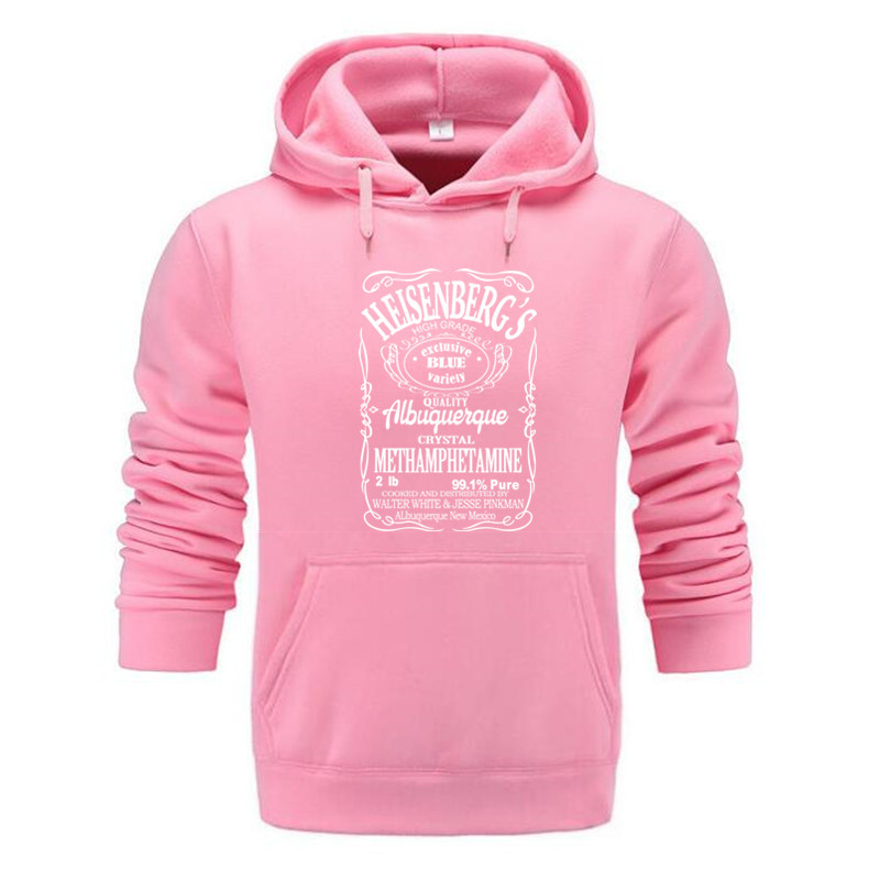 Heisenberg Fashion Meeste Pusad Meeste Pusad Harajuku Pusad Sügises tänavarõivad Hip Hop Must Hoodie Meeste Pusad