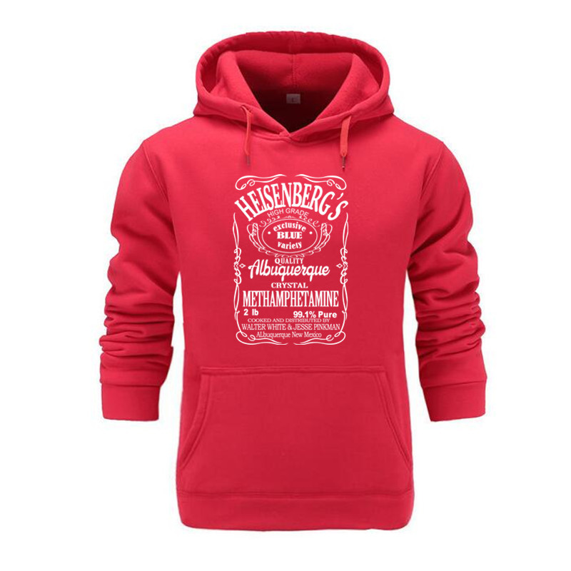Heisenberg Fashion Meeste Pusad Meeste Pusad Harajuku Pusad Sügises tänavarõivad Hip Hop Must Hoodie Meeste Pusad