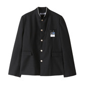 2023 Σχολική ομοιόμορφη βάση μπουφάν Ιαπωνίας Κολάρο Ανδρικό τουνίκ σακάκι DK Κοστούμι Ανδρικό μαύρο παλτό με πινακίδα υψηλής έκδοσης