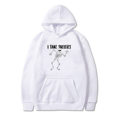 Φούτερ Y2K Streetwear Skeleton Printing Hoodies Retro Gothic All-Match Αθλητικά Unisex Πανκ Ροκ Φθινοπωρινό Ζεστό Φούτερ για άνδρες/γυναίκες