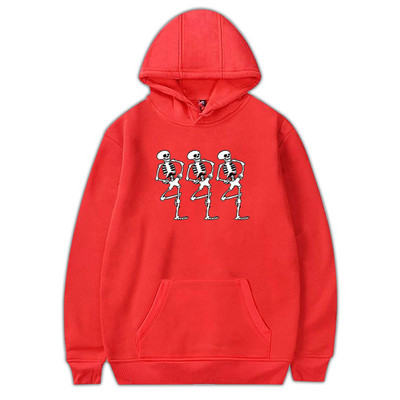 Φούτερ Y2K Streetwear Skeleton Printing Hoodies Retro Gothic All-Match Αθλητικά Unisex Πανκ Ροκ Φθινοπωρινό Ζεστό Φούτερ για άνδρες/γυναίκες