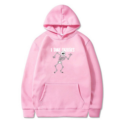 Φούτερ Y2K Streetwear Skeleton Printing Hoodies Retro Gothic All-Match Αθλητικά Unisex Πανκ Ροκ Φθινοπωρινό Ζεστό Φούτερ για άνδρες/γυναίκες