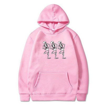 Φούτερ Y2K Streetwear Skeleton Printing Hoodies Retro Gothic All-Match Αθλητικά Unisex Πανκ Ροκ Φθινοπωρινό Ζεστό Φούτερ για άνδρες/γυναίκες