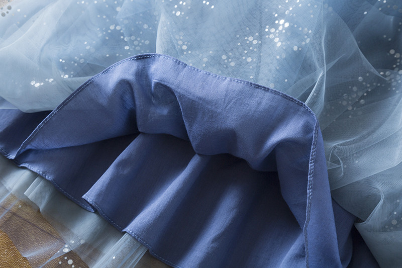 Φόρεμα για κορίτσι 3-8 ετών Καλοκαιρινή ζαρτιέρες παγιέτες Νέα γενέθλια Πριγκίπισσα Φόρεμα βολάν Κομψά Παιδικά Διακοπές Casual Vestidos