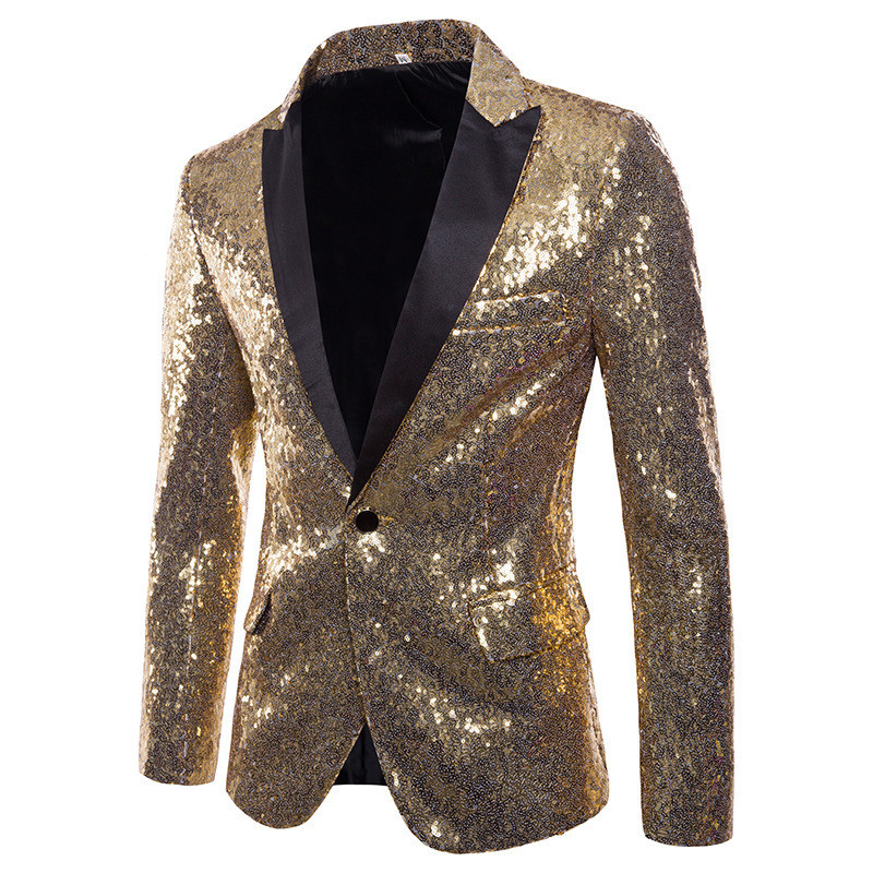 Ανδρικό γυαλιστερό κόκκινο παγιέτες Blazers Disco Glitter Party Tuxedo Blazer Suit Jacket για άνδρες Χριστουγεννιάτικο Mardi Gras Halloween κοστούμι XXL
