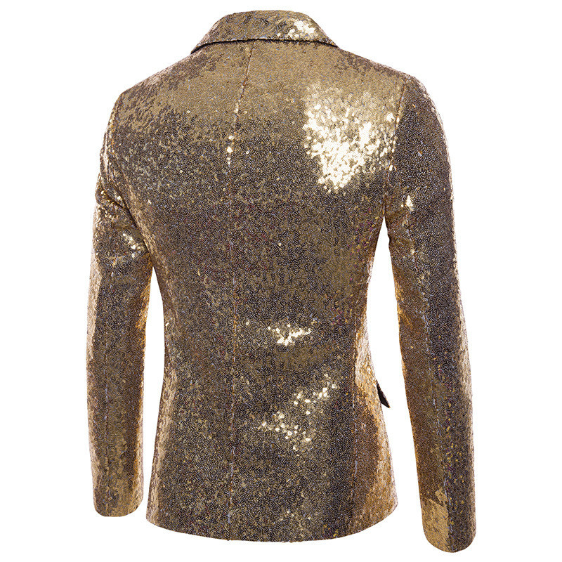 Ανδρικό γυαλιστερό κόκκινο παγιέτες Blazers Disco Glitter Party Tuxedo Blazer Suit Jacket για άνδρες Χριστουγεννιάτικο Mardi Gras Halloween κοστούμι XXL