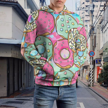 Поничка Pattern 3D суитчър полиестер готини мъже дами Harajuku суичър унисекс ежедневни пуловери качулки