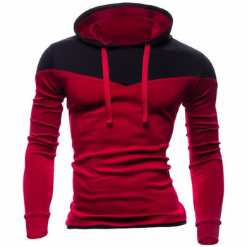 Νέες κουκούλες για άντρες Εφηβικές μπλούζες Φθινοπωρινά αθλητικά συνονθύλευμα Χρώμα λεπτό πουλόβερ Μόδα Casual Top Dropshipping