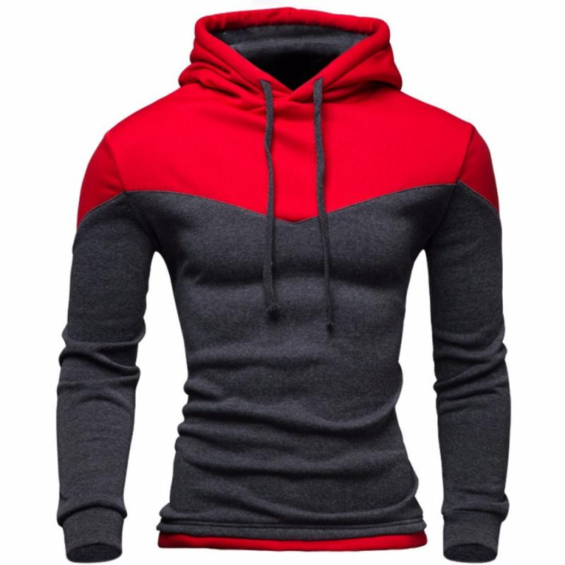 Uued pusad meestele Teismeliste kampsunid Sügisspordirõivad Patchwork Värvilised Slim Pullover Outwear Mood vabaaja top Dropshipping