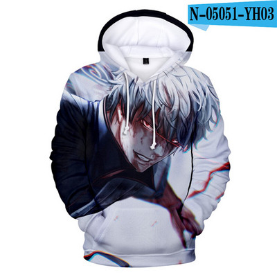 Nova anime GINTAMA Sakata Gintoki majica s kapuljačom Jesen Zima Debele majice s kapuljačom Srebrna duša Jakna s kapuljačom Muška/Ženska trenirka za slobodno vrijeme Kaput