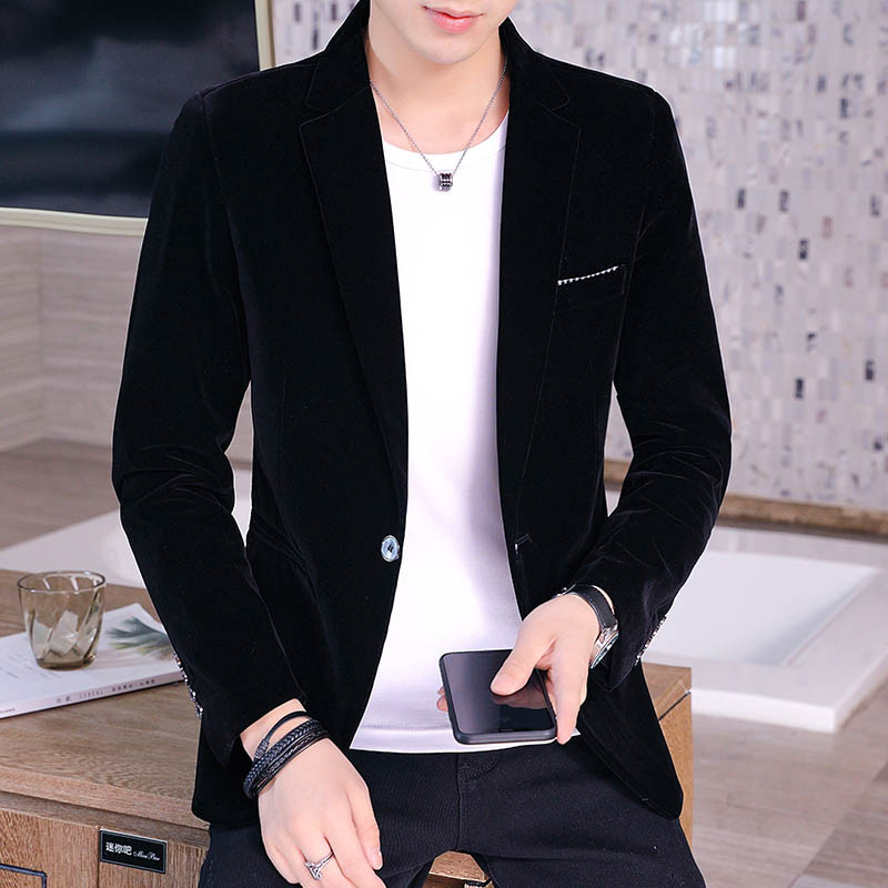 Meeste Burgundia sametbleiserid jakid Slim Fit vabaaja ülikonnad jakid Meeste pulmapeigmehe laulja kostüüm õhuke pidulik kleit 5XL