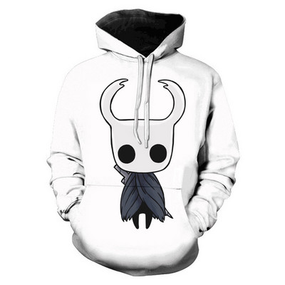 Hollow Knight 3D Prined Hoodies Ανδρικά/Γυναικεία Μόδα Νέα δημοφιλή Anime Προσωπικότητας Φούτερ Harajuku Yin Yang με φερμουάρ
