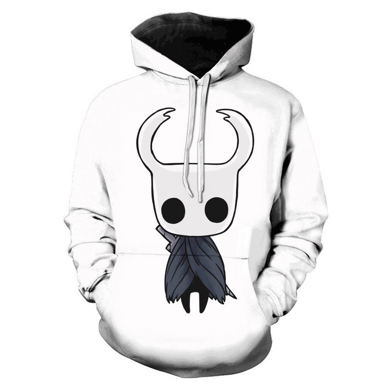 Hollow Knight 3D Prined Hoodies Ανδρικά/Γυναικεία Μόδα Νέα δημοφιλή Anime Προσωπικότητας Φούτερ Harajuku Yin Yang με φερμουάρ
