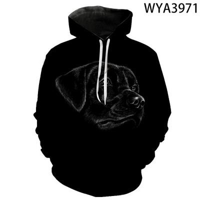 3D printane majice s kapuljačom Muškarci Žene Wolf Animal Series Puloveri Sweatshirts Cool Boy Girl Kids Streetwear Modni kaput dugih rukava