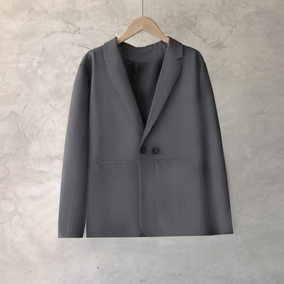 Σχεδιασμός Blazers Ανδρικά Παλτό Όμορφο Απαλό Βρετανικό Mont Erkek Κομψό Hipsters Ιαπωνικό φαρδύ Smart Casual S-3XL Minimalist Temper