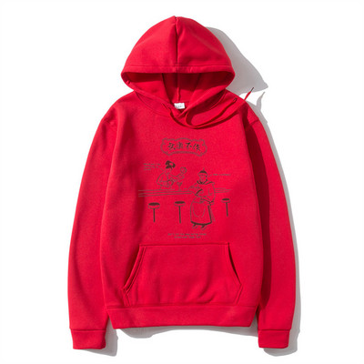 Ανδρικά Hip Hop Hoodies Street Harajuku Ancient Chinese Kanji print Ανδρικά φούτερ Μόδα Casual Ανδρικά φαρδιά πουλόβερ μάρκας Hoody