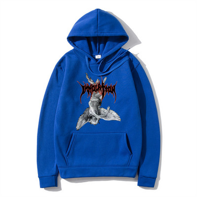 Prevelika majica s kapuljačom Žene Muškarci Hip Hop Smiješne Hoodies s printom Fallen Angel Streetwear Y2k Jesen Zima Prevelike majice s kapuljačom Sweatshirts