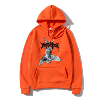Prevelika majica s kapuljačom Žene Muškarci Hip Hop Smiješne Hoodies s printom Fallen Angel Streetwear Y2k Jesen Zima Prevelike majice s kapuljačom Sweatshirts
