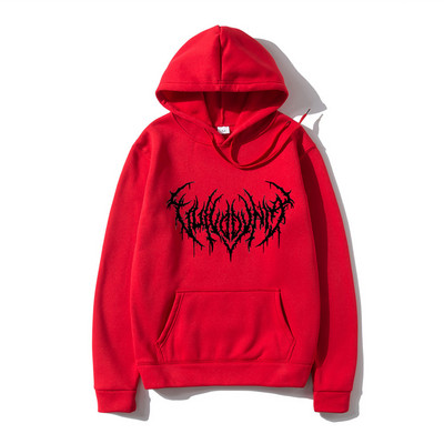 Gotička prevelika majica s kapuljačom dugih rukava Harajuku majice s kapuljačom Muške i ženske estetske hip hop retro nove jesenske zimske muške majice