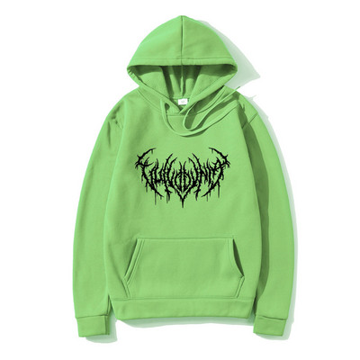 Gotička prevelika majica s kapuljačom dugih rukava Harajuku majice s kapuljačom Muške i ženske estetske hip hop retro nove jesenske zimske muške majice