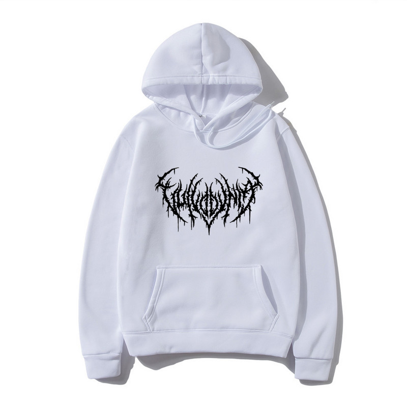 Gotička prevelika majica s kapuljačom dugih rukava Harajuku majice s kapuljačom Muške i ženske estetske hip hop retro nove jesenske zimske muške majice
