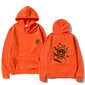 Ανδρικά φούτερ με κουκούλα Anime Ρούχα Kurama Ninjutsu Print Harajuku Streetwear Hoodies Fashion Casual Loose Oversized Hoodies