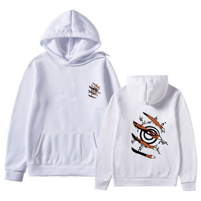 Ανδρικά φούτερ με κουκούλα Anime Ρούχα Kurama Ninjutsu Print Harajuku Streetwear Hoodies Fashion Casual Loose Oversized Hoodies