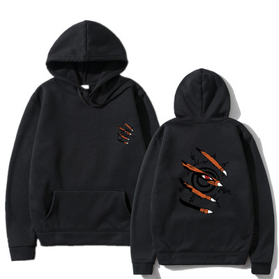 Ανδρικά φούτερ με κουκούλα Anime Ρούχα Kurama Ninjutsu Print Harajuku Streetwear Hoodies Fashion Casual Loose Oversized Hoodies