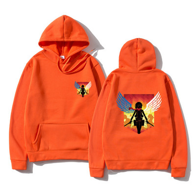 Attack Nn Titan Meeste Pusad Pusad Jaapan Anime Shingeki No kyojin Meeste kapuuts Pullover Kapuutsiga dressipluus Unisex rõivad