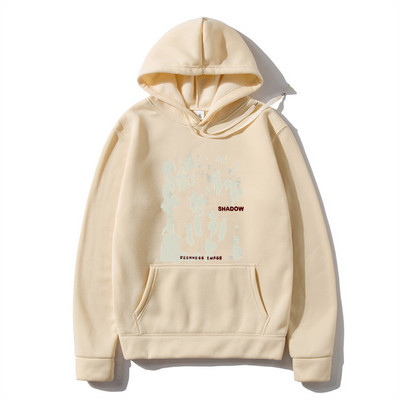 Uued Meeste Pusad Pusa Hip Hop Inimeste Varjuprinteriga kapuutsid Tänavarõivad Harajuku vabaaja sügistalvised meesterõivad