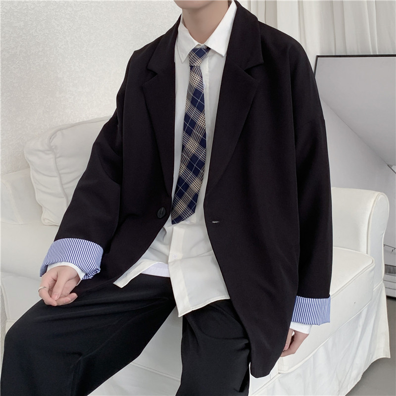 Bleiserid, mehed, Ulzzangi õpilased, kena mood õrn stiilne kena tänavarõivas, lahe meeste teismeline, hubane iga päev