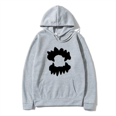 Vintage muška majica s kapuljačom Y2K Grunge Hip Hop Teeth Ulična odjeća s kapuljačom Harajuku Punk Gothic Pulover Hoodies Ležerna odjeća