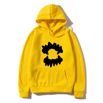 Vintage muška majica s kapuljačom Y2K Grunge Hip Hop Teeth Ulična odjeća s kapuljačom Harajuku Punk Gothic Pulover Hoodies Ležerna odjeća