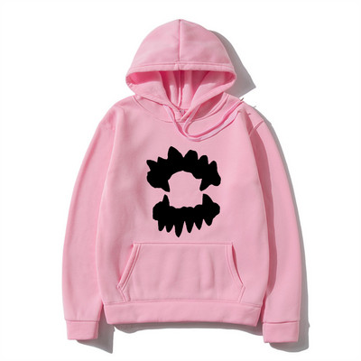 Vintage muška majica s kapuljačom Y2K Grunge Hip Hop Teeth Ulična odjeća s kapuljačom Harajuku Punk Gothic Pulover Hoodies Ležerna odjeća