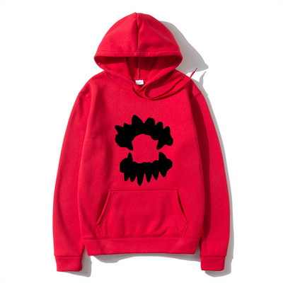 Vintage muška majica s kapuljačom Y2K Grunge Hip Hop Teeth Ulična odjeća s kapuljačom Harajuku Punk Gothic Pulover Hoodies Ležerna odjeća