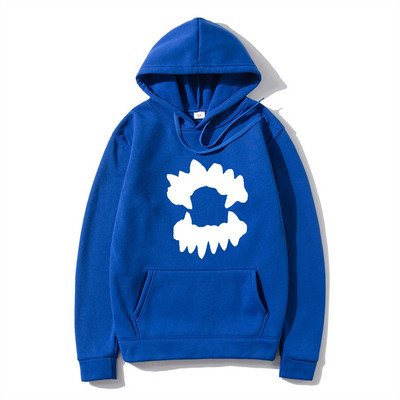 Vintage muška majica s kapuljačom Y2K Grunge Hip Hop Teeth Ulična odjeća s kapuljačom Harajuku Punk Gothic Pulover Hoodies Ležerna odjeća