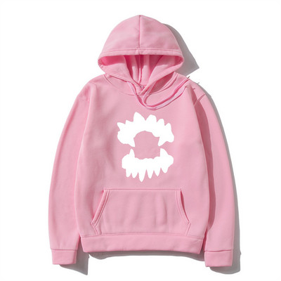 Vintage muška majica s kapuljačom Y2K Grunge Hip Hop Teeth Ulična odjeća s kapuljačom Harajuku Punk Gothic Pulover Hoodies Ležerna odjeća