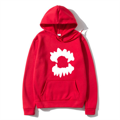 Vintage muška majica s kapuljačom Y2K Grunge Hip Hop Teeth Ulična odjeća s kapuljačom Harajuku Punk Gothic Pulover Hoodies Ležerna odjeća