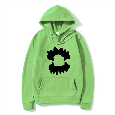 Vintage muška majica s kapuljačom Y2K Grunge Hip Hop Teeth Ulična odjeća s kapuljačom Harajuku Punk Gothic Pulover Hoodies Ležerna odjeća