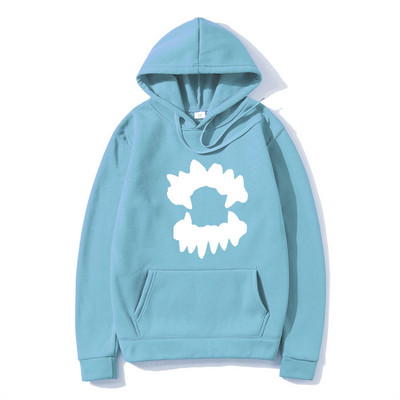 Vintage muška majica s kapuljačom Y2K Grunge Hip Hop Teeth Ulična odjeća s kapuljačom Harajuku Punk Gothic Pulover Hoodies Ležerna odjeća