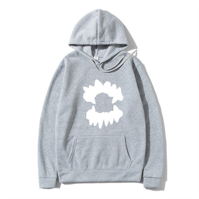 Vintage muška majica s kapuljačom Y2K Grunge Hip Hop Teeth Ulična odjeća s kapuljačom Harajuku Punk Gothic Pulover Hoodies Ležerna odjeća